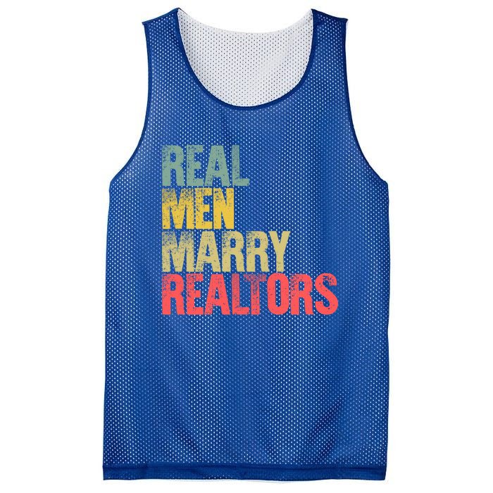 Funny Marriage Gift Real Marry Realtors Groom Gift Mesh Reversible Basketball Jersey Tank