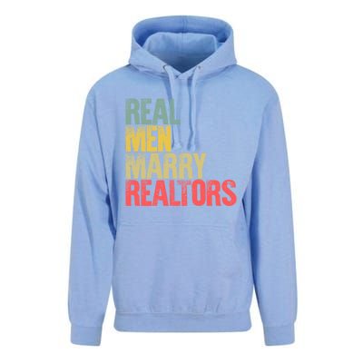 Funny Marriage Gift Real Marry Realtors Groom Gift Unisex Surf Hoodie