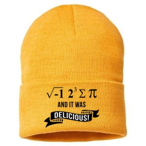 Funny Math Geeks Engineering Majors And Teens Great Gift Sustainable Knit Beanie