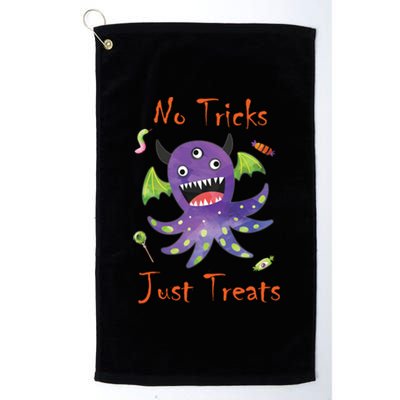 Fun Monster Gift – No Tricks Just Treats Cute Gift Platinum Collection Golf Towel