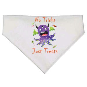 Fun Monster Gift – No Tricks Just Treats Cute Gift USA-Made Doggie Bandana