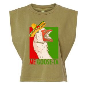 Funny Me Goose Ta Pun For Mexican Poultry Farmer Garment-Dyed Women's Muscle Tee