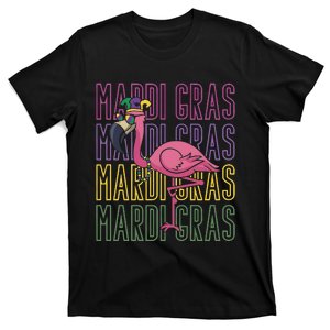 Flamingo Mardi Gras Party T-Shirt