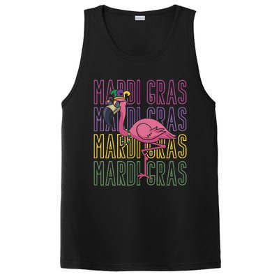 Flamingo Mardi Gras Party PosiCharge Competitor Tank