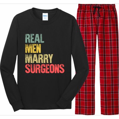 Funny Marriage Gift Real Marry Surgeons Groom Gift Long Sleeve Pajama Set