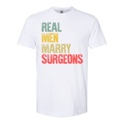 Funny Marriage Gift Real Marry Surgeons Groom Gift Softstyle CVC T-Shirt