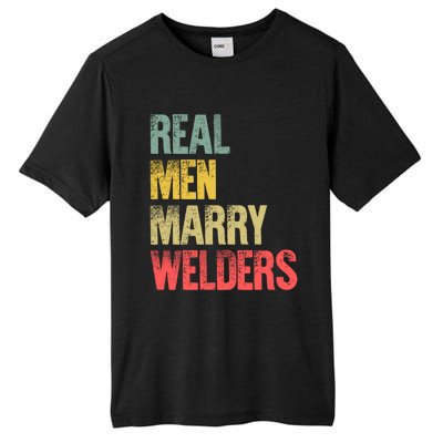 Funny Marriage Gift Real Marry Welders Groom Meaningful Gift Tall Fusion ChromaSoft Performance T-Shirt