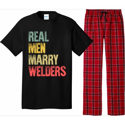 Funny Marriage Gift Real Marry Welders Groom Meaningful Gift Pajama Set