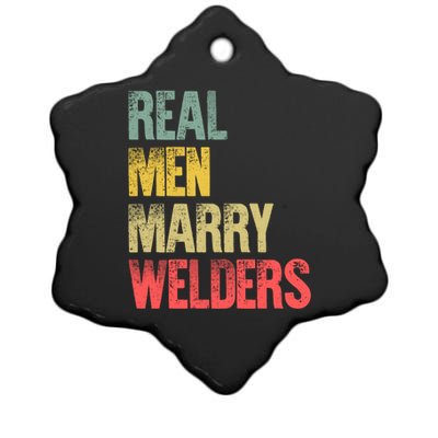 Funny Marriage Gift Real Marry Welders Groom Meaningful Gift Ceramic Star Ornament