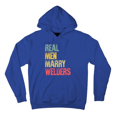 Funny Marriage Gift Real Marry Welders Groom Meaningful Gift Hoodie