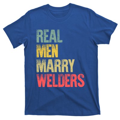 Funny Marriage Gift Real Marry Welders Groom Meaningful Gift T-Shirt