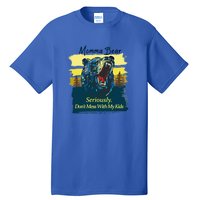 Funny Momma Grizzly Bear Attack Funny Gift Tall T-Shirt