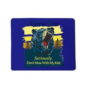 Funny Momma Grizzly Bear Attack Funny Gift Mousepad