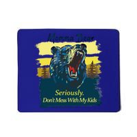 Funny Momma Grizzly Bear Attack Funny Gift Mousepad