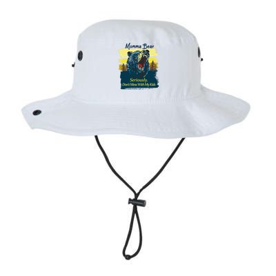 Funny Momma Grizzly Bear Attack Funny Gift Legacy Cool Fit Booney Bucket Hat