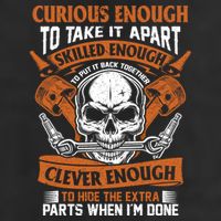 Funny Mechanic Gift Curious Skilled And Clever Car Fixing Funny Gift Cool Comfort Performance Bucket Hat