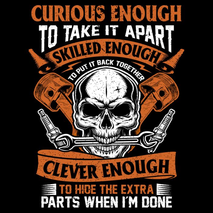Funny Mechanic Gift Curious Skilled And Clever Car Fixing Funny Gift Cooling Performance Crew T-Shirt
