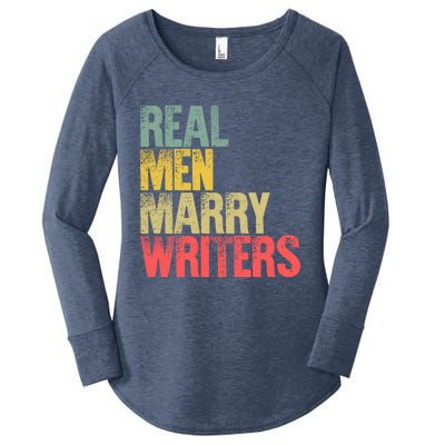 Funny Marriage Gift Real Marry Writers Groom Gift Women's Perfect Tri Tunic Long Sleeve Shirt