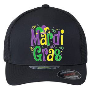 funny Mardi Gras festival Mardi Gras Party Flexfit Unipanel Trucker Cap