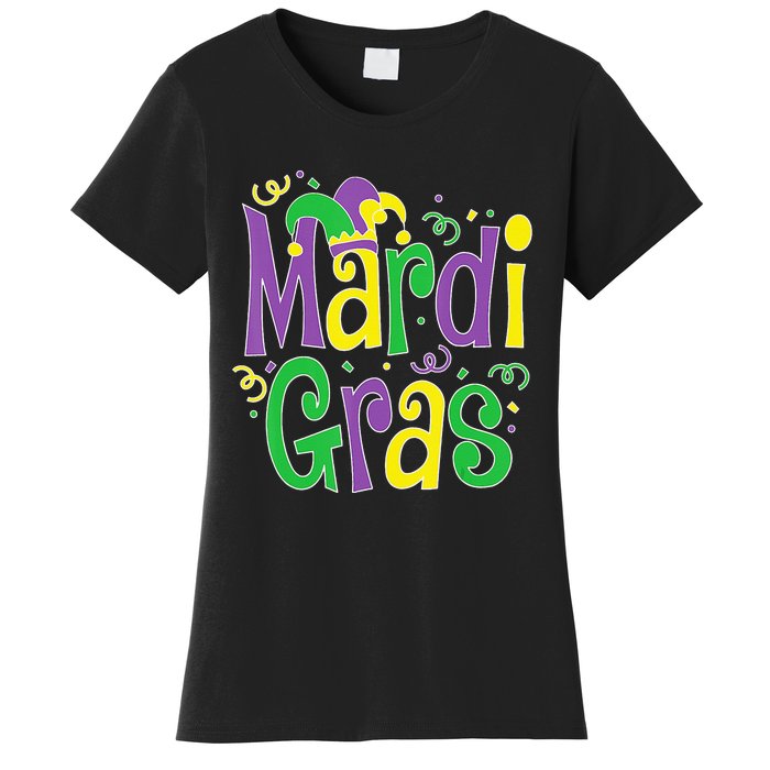 funny Mardi Gras festival Mardi Gras Party Women's T-Shirt