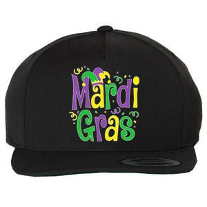 funny Mardi Gras festival Mardi Gras Party Wool Snapback Cap