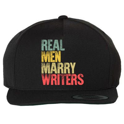 Funny Marriage Gift Real Marry Writers Groom Gift Wool Snapback Cap