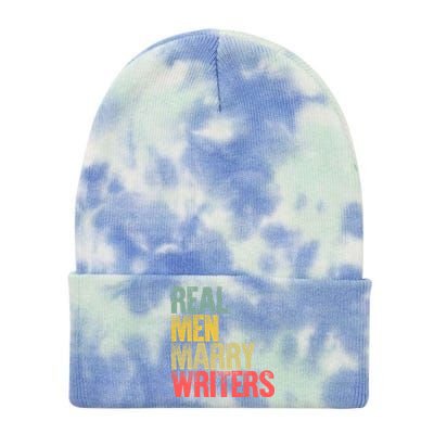 Funny Marriage Gift Real Marry Writers Groom Gift Tie Dye 12in Knit Beanie