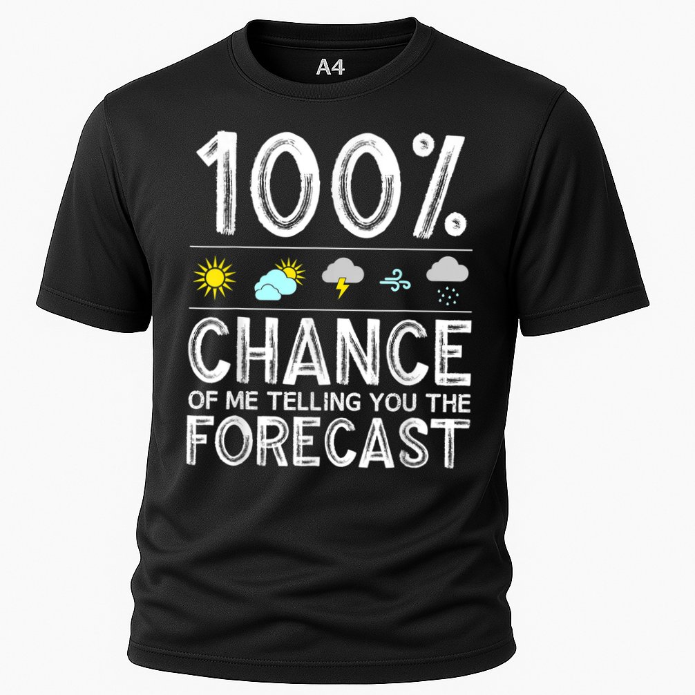 Funny Meteorology Gift For Weather Enthusiasts Cool Weatherman Gift Cooling Performance Crew T-Shirt