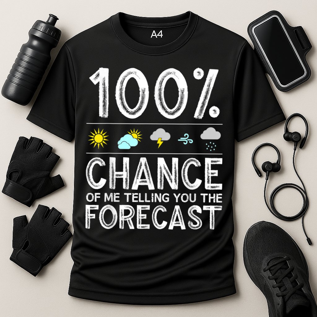 Funny Meteorology Gift For Weather Enthusiasts Cool Weatherman Gift Cooling Performance Crew T-Shirt
