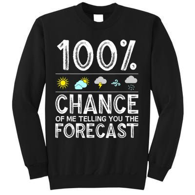 Funny Meteorology Gift For Weather Enthusiasts Cool Weatherman Gift Sweatshirt
