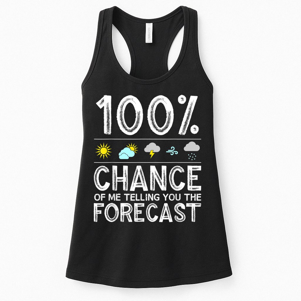 Funny Meteorology Gift For Weather Enthusiasts Cool Weatherman Gift Womens Tank Top