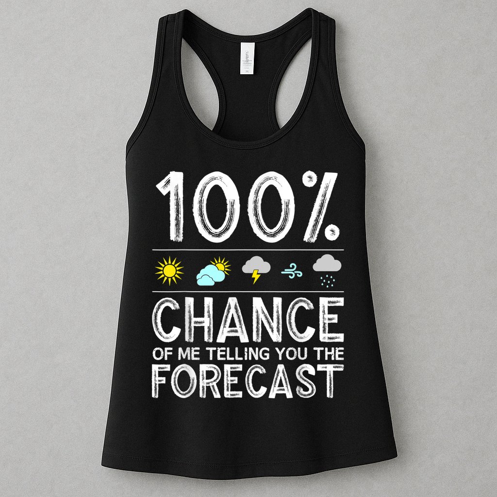 Funny Meteorology Gift For Weather Enthusiasts Cool Weatherman Gift Womens Tank Top