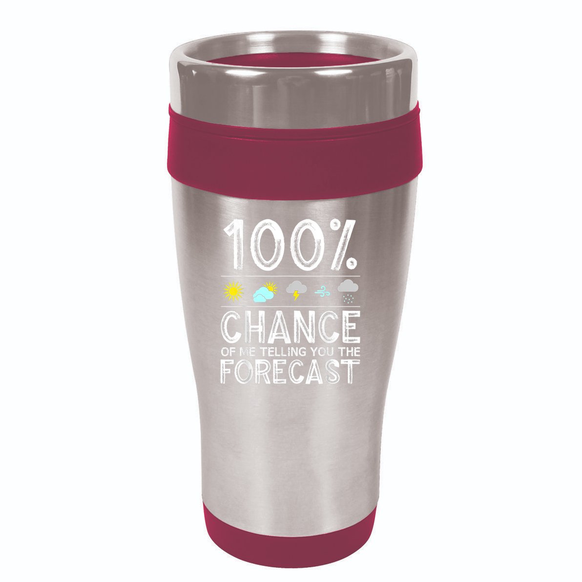 Funny Meteorology Gift For Weather Enthusiasts Cool Weatherman Gift 16oz Travel Tumbler