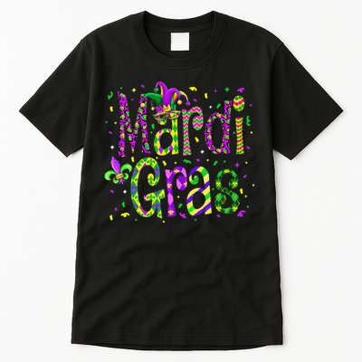 Funny Mardi Gras Parade Jester Hat Tall T-Shirt