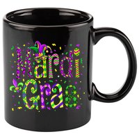 Funny Mardi Gras Parade Jester Hat 11oz C Handle Ceramic Mug