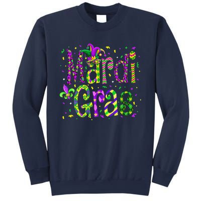 Funny Mardi Gras Parade Jester Hat Sweatshirt