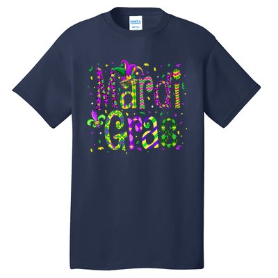 Funny Mardi Gras Parade Jester Hat Tall T-Shirt