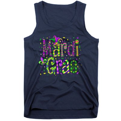 Funny Mardi Gras Parade Jester Hat Tank Top