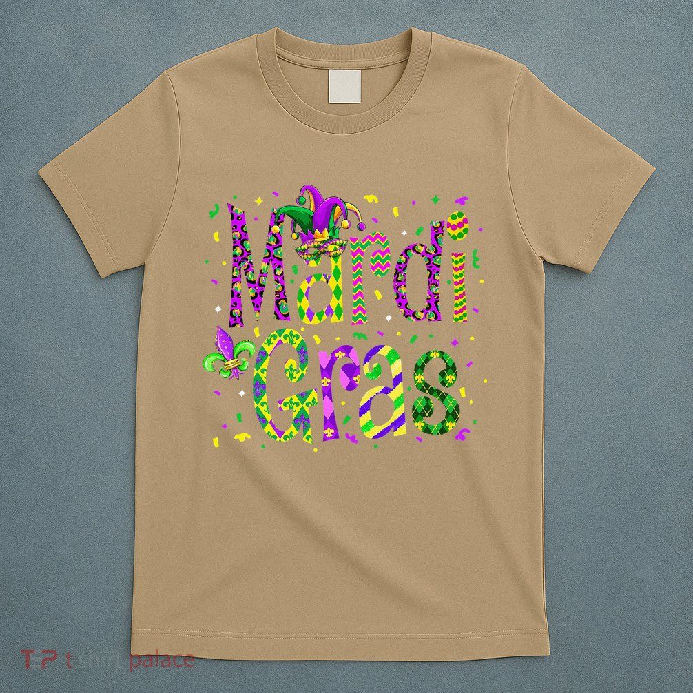 Funny Mardi Gras Parade Jester Hat T-Shirt