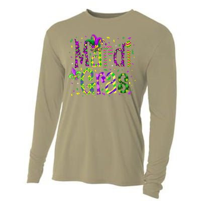 Funny Mardi Gras Parade Jester Hat Cooling Performance Long Sleeve Crew