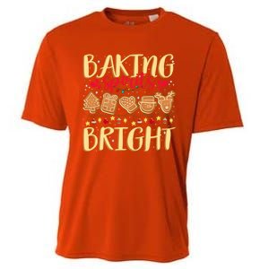 Family Matching Gingerbeard Baking Spirits Bright Christmas Gift Cooling Performance Crew T-Shirt