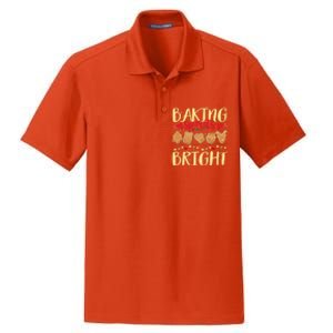 Family Matching Gingerbeard Baking Spirits Bright Christmas Gift Dry Zone Grid Polo