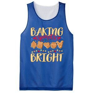 Family Matching Gingerbeard Baking Spirits Bright Christmas Gift Mesh Reversible Basketball Jersey Tank