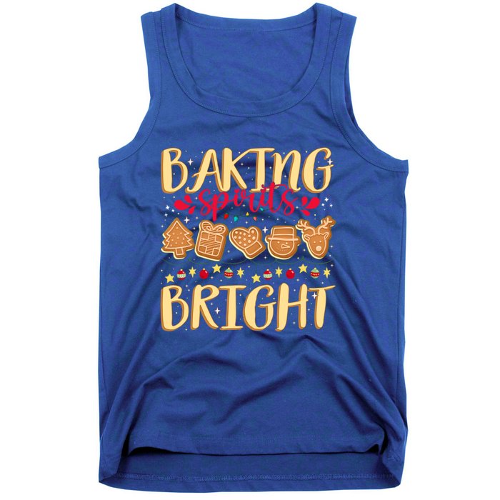 Family Matching Gingerbeard Baking Spirits Bright Christmas Gift Tank Top