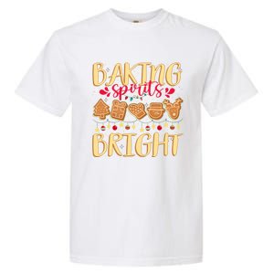 Family Matching Gingerbeard Baking Spirits Bright Christmas Gift Garment-Dyed Heavyweight T-Shirt