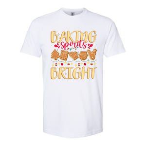 Family Matching Gingerbeard Baking Spirits Bright Christmas Gift Softstyle CVC T-Shirt