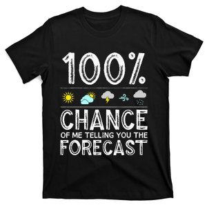 Funny Meteorology Gift Weather Enthusiasts Cool Weatherman T-Shirt