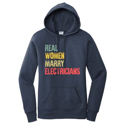 Funny Marriage Gift Real Marry Electricians Bride Gift Women's Pullover Hoodie