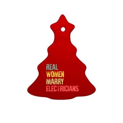 Funny Marriage Gift Real Marry Electricians Bride Gift Ceramic Tree Ornament