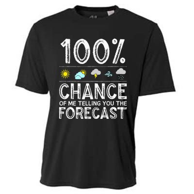 Funny Meteorology Gift Weather Enthusiasts Cool Weatherman (1) Cooling Performance Crew T-Shirt